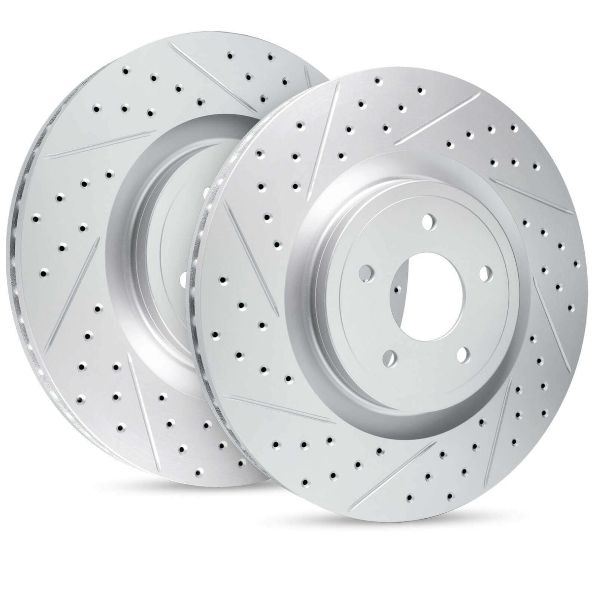 R1 Concepts® (14-20) Acura MDX GEOMET® Drilled/Slotted Vented Front Brake Rotors