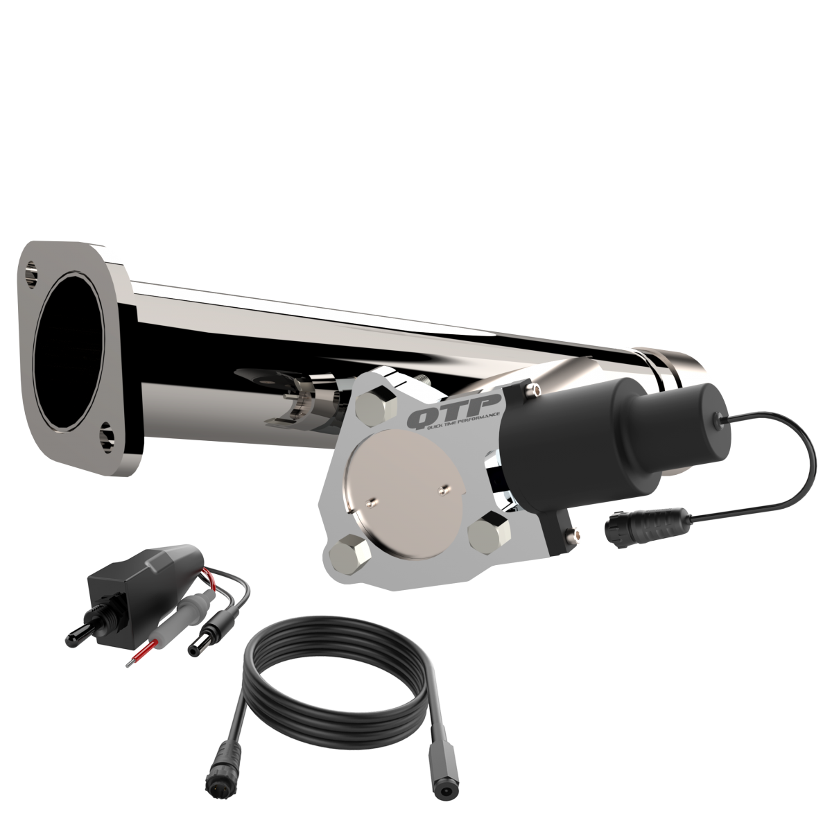 QTP® (19-23) RAM 1500 304SS 3" Aggressor Valvetronic Down Pipe
