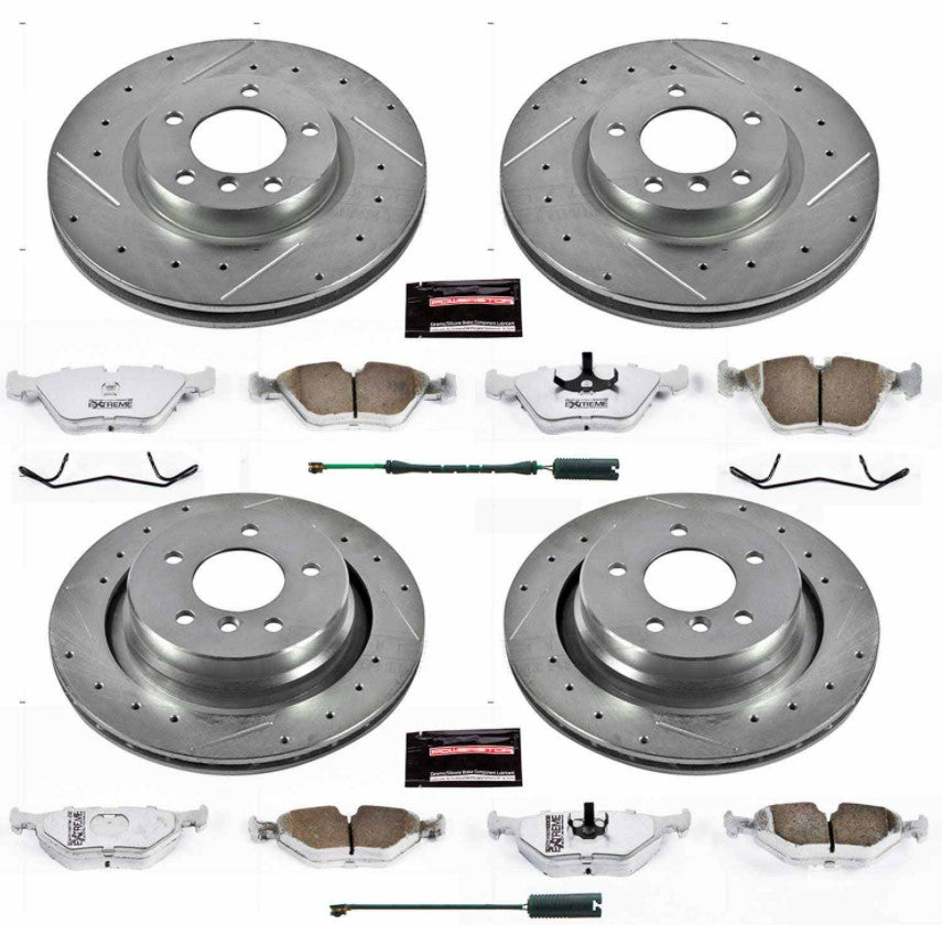 Power Stop® (98-02) BMW Z3 M Z26 Street Warrior Brake Kit - 10 Second Racing