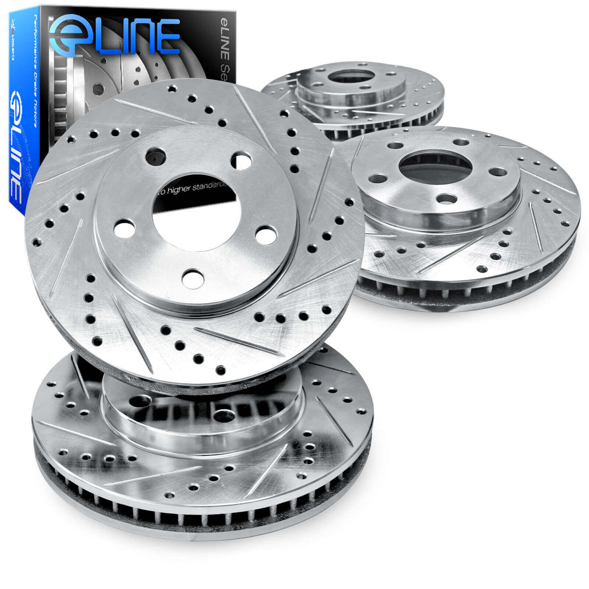 R1 Concepts® (14-20) Acura MDX ELine™ Drilled/Slotted Vented Brake Rotors