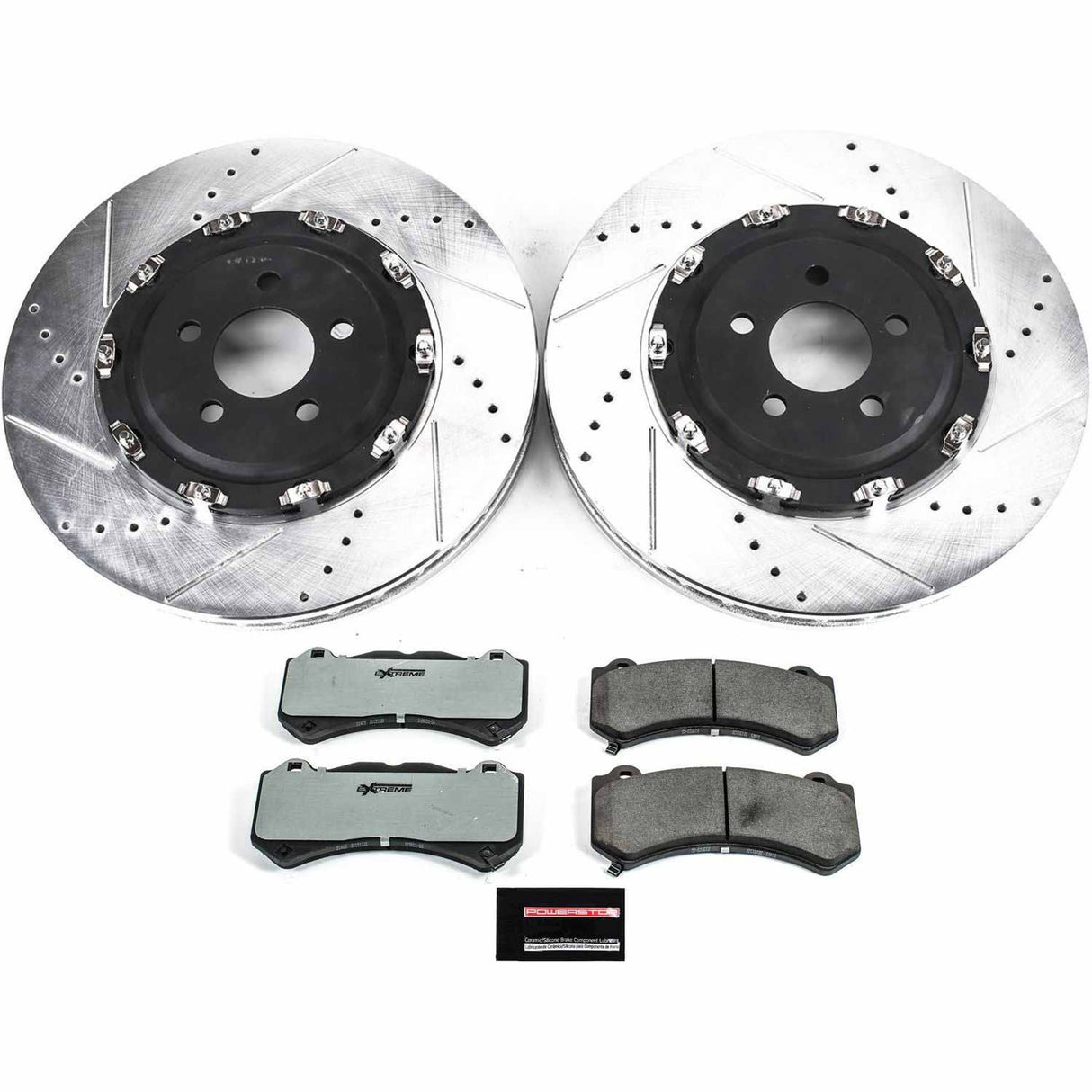 Power Stop® (15-21) Mopar SRT Z26 Street Warrior Brake Kit (6-Piston Front Calipers) - 10 Second Racing