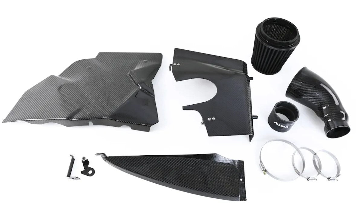 ArmaSpeed® (17-21) Audi S4/RS4/S5/RS5 Carbon Fiber Air Intake System