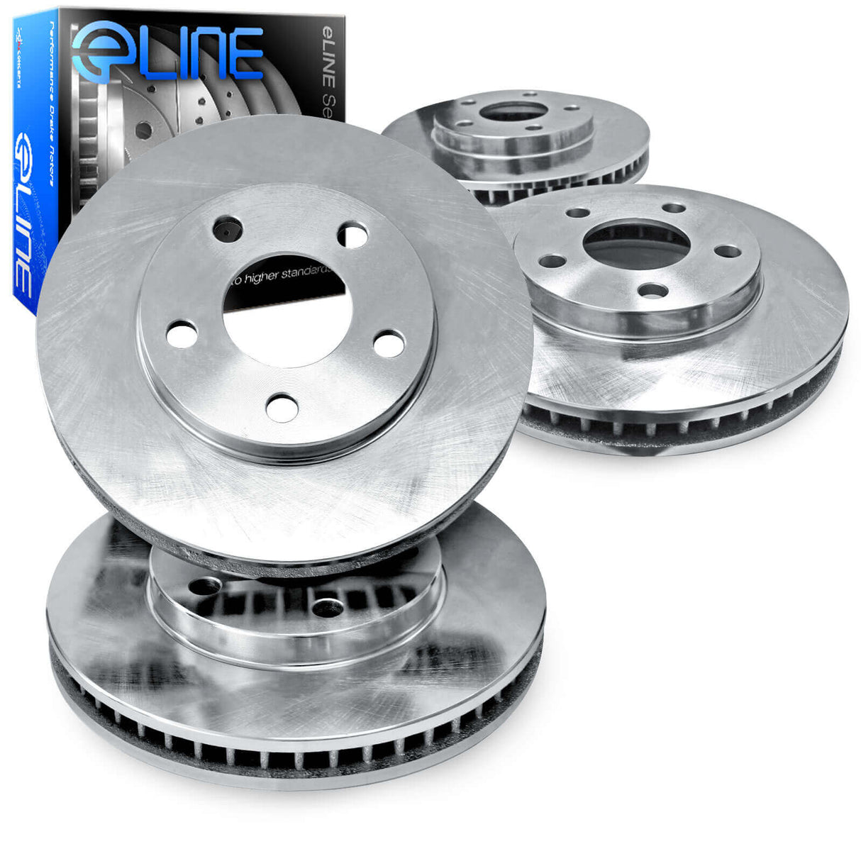 R1 Concepts® (16-23) Audi A4 Quattro ELine™ Plain Vented Brake Rotors (1-PISTON FRONT CALIPER MODELS)