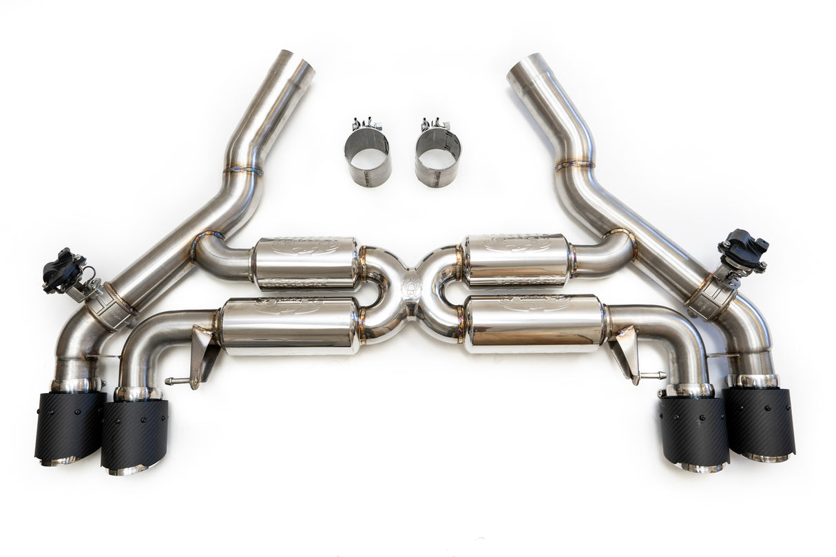 FabSpeed® (17-20) BMW M5 F90 Valvetronic Exhaust System with Quad Style Tips