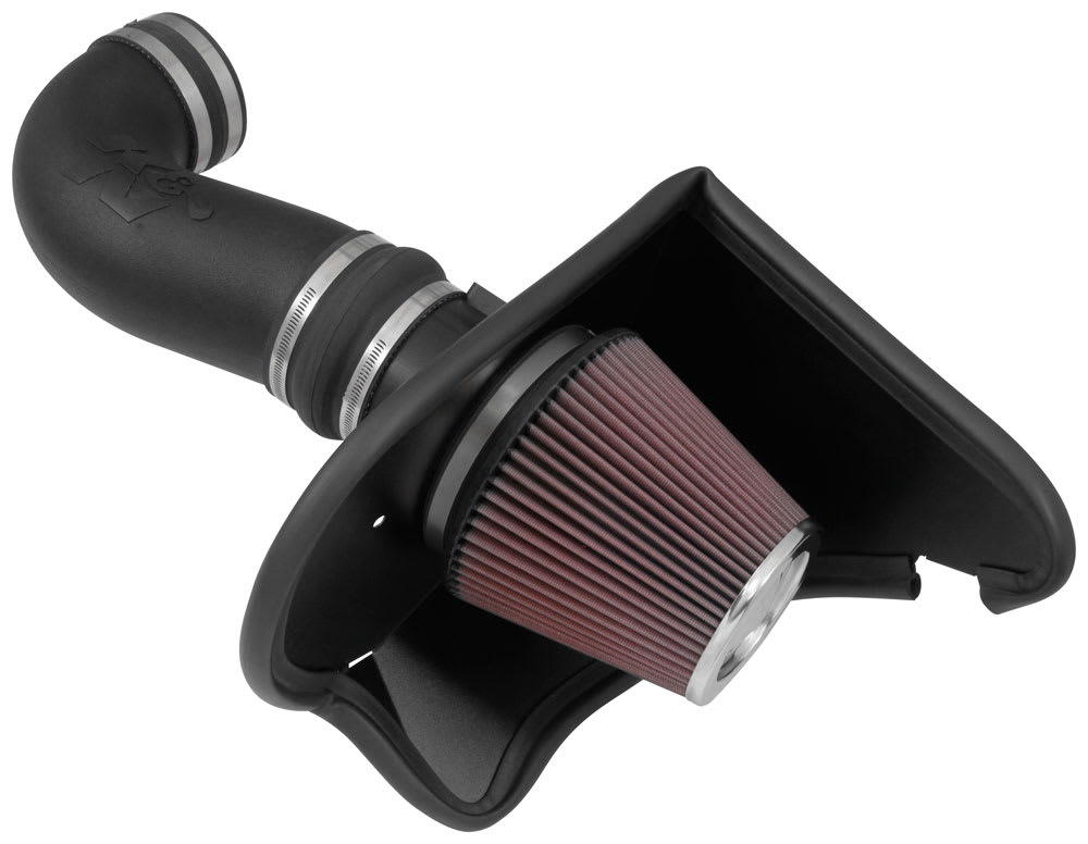 K&N® 63-3092 - 63 Series AirCharger® Polyethylene Black Cold Air Intake System