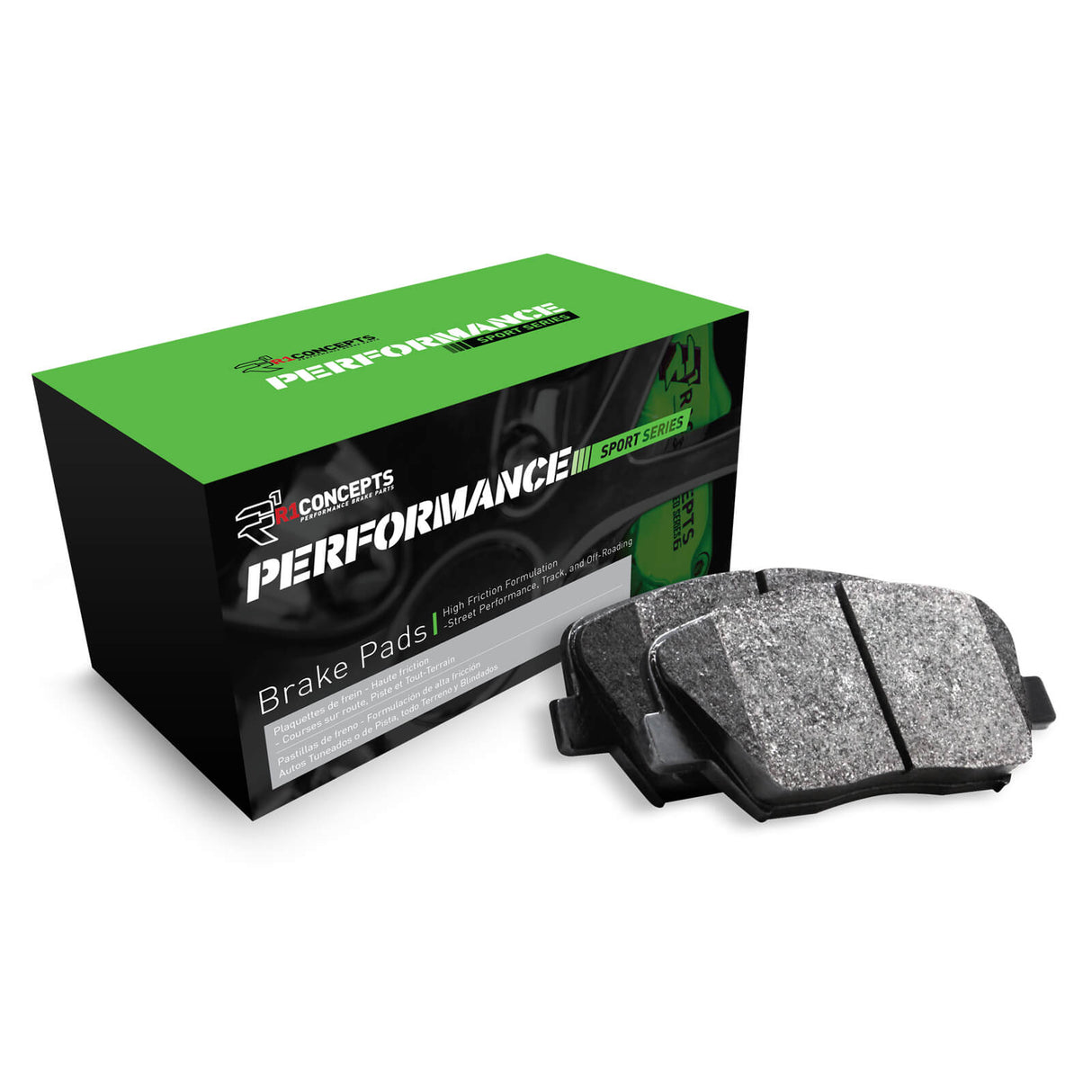 R1 Concepts® (15-19) Corvette Z06 Performance Sport Series Front Brake Pads (IRON ROTORS)