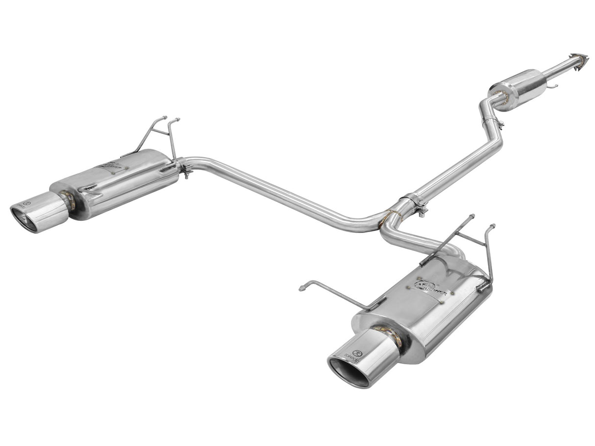 Takeda® (08-12) Accord Coupe 2-1/4" to 2" 304SS Cat-Back System