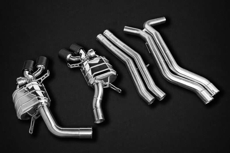 Capristo® (19-23) Audi RS6/RS7 Valved Exhaust with Carbon Fiber Tips (E2P)