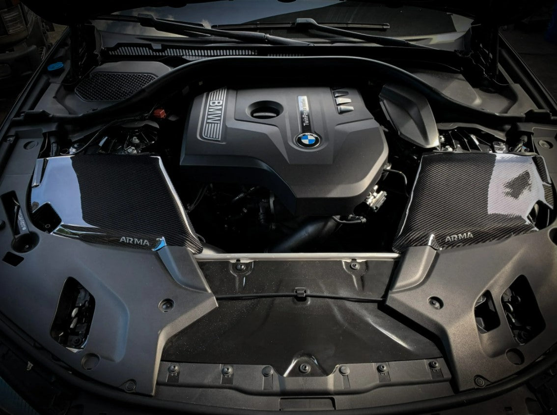 ArmaSpeed® (17-23) BMW 530i/540i (G30-Sedan) Carbon Fiber Air Intake System