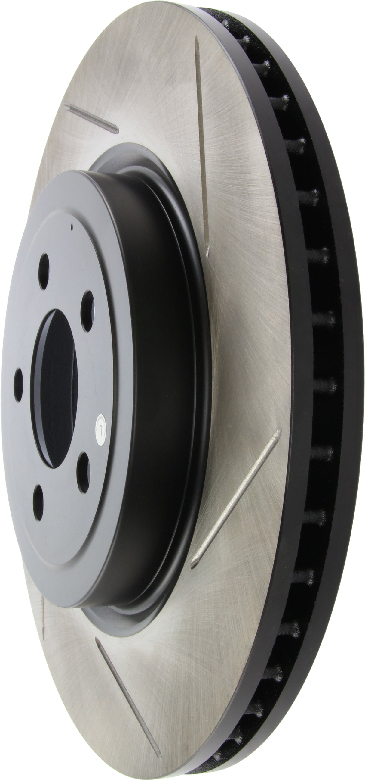 Stoptech® (15-23) SRT Hellcat Sport Slotted 1-Piece Rear Brake Rotor (6-PISTON BREMBO CALIPERS)