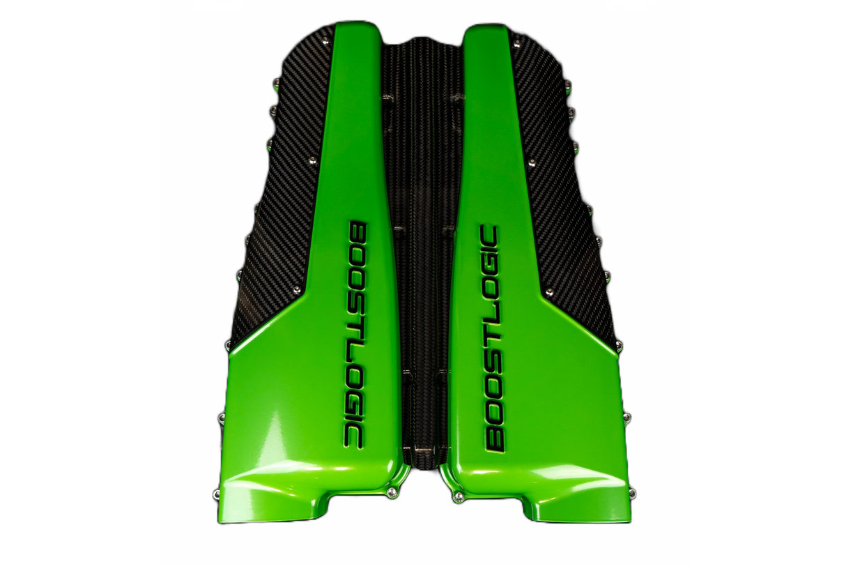 Boost Logic® (14-23) Audi R8/Lambo Huracán Billet & Carbon Fiber Intake Manifold