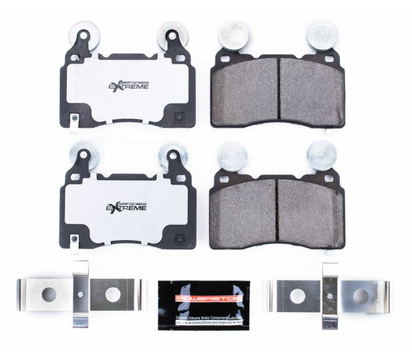 Power Stop® (16-23) Camaro 2.0L Z26 Extreme Street Carbon-Fiber Ceramic Brake Pads