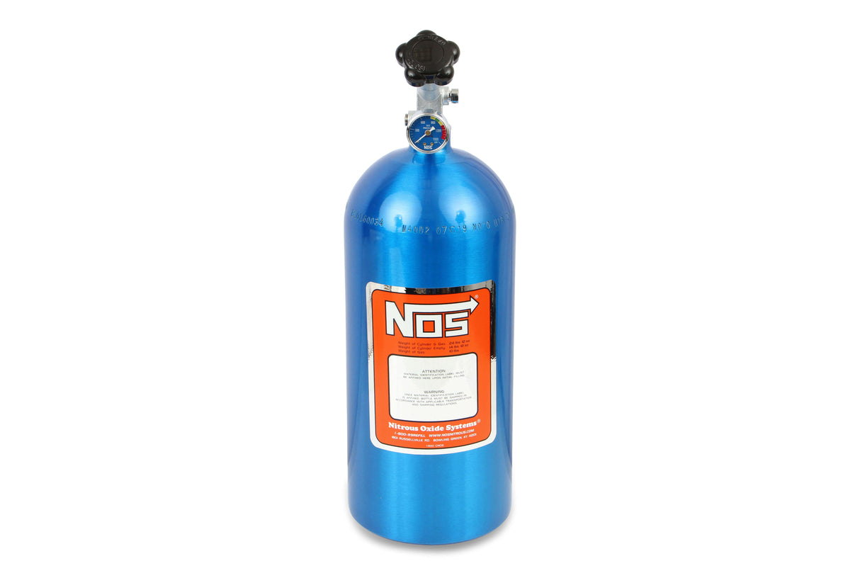 NOS® 10 LB Nitrous Bottle & Super Hi Flo Valve - 10 Second Racing