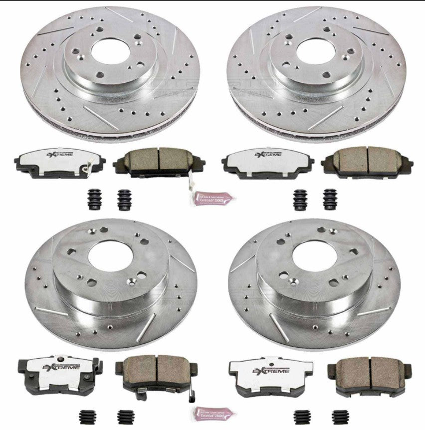 Power Stop® (06-11) Civic Si Z26 Street Warrior Brake Kit - 10 Second Racing