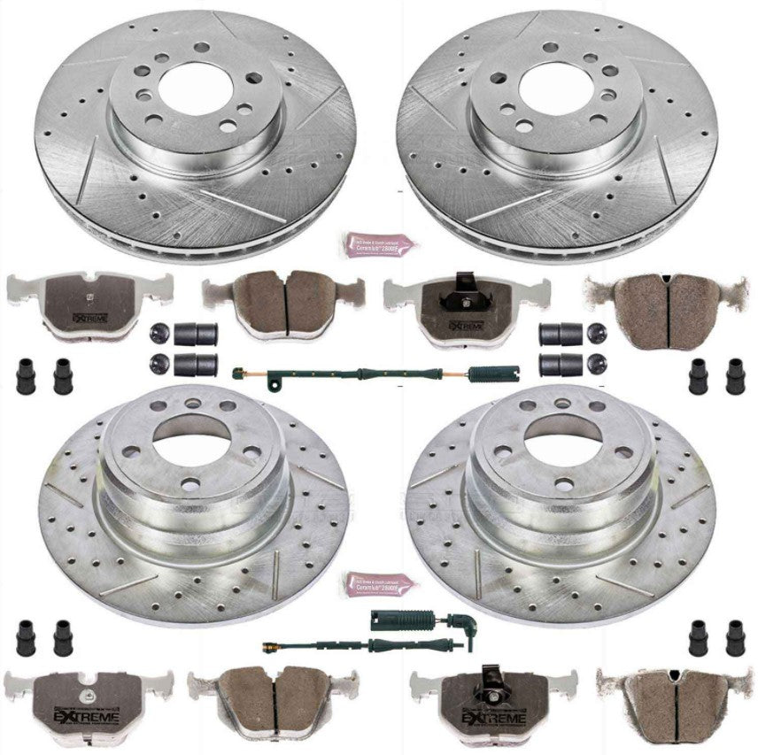 Power Stop® (00-06) BMW X5 Z26 Street Warrior Brake Kit - 10 Second Racing