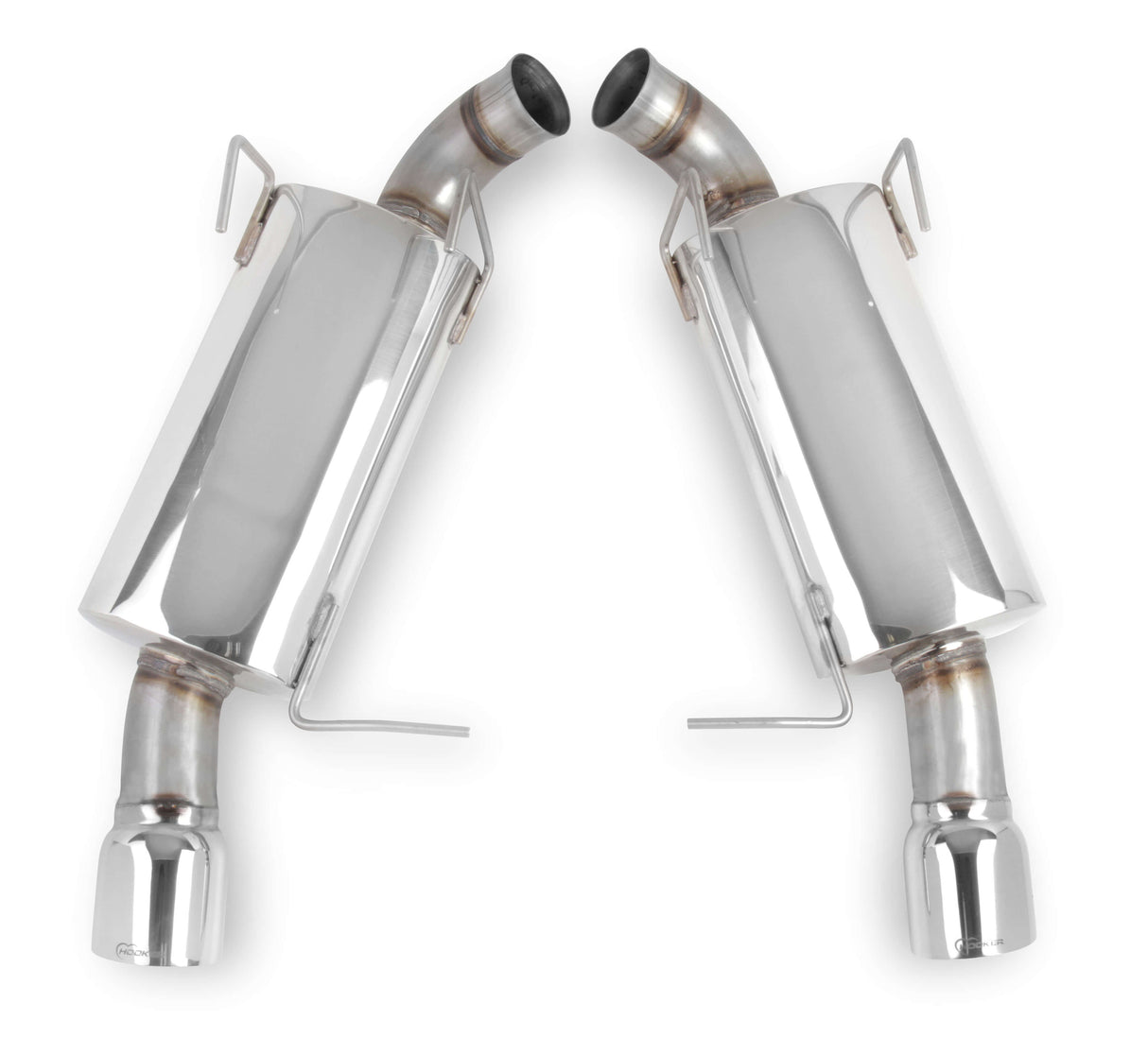 Hooker® (11-14) Mustang V6 304SS 2.5" Axle-Back System with Mufflers