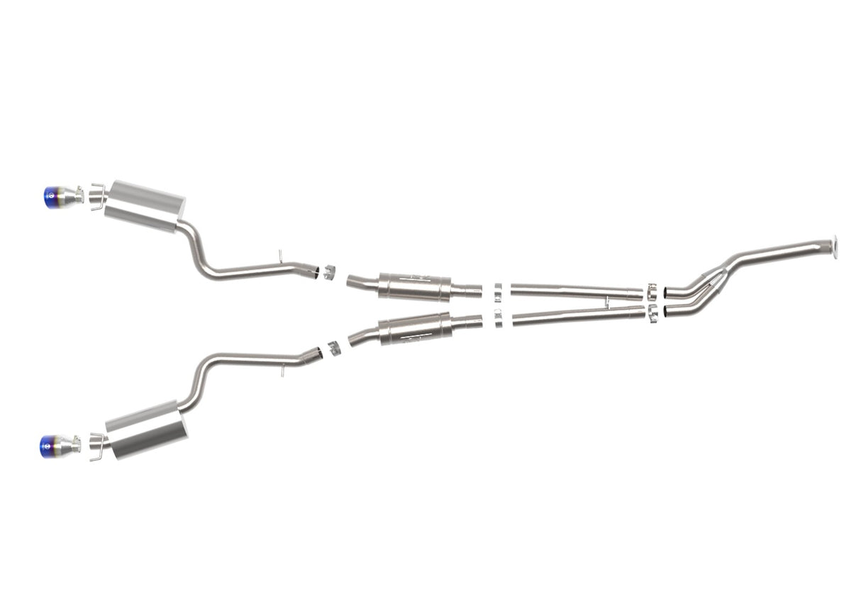 Takeda® (16-23) Lexus IS200t/IS300 2.0L 3" to 2.5" 304SS Cat-Back Exhaust