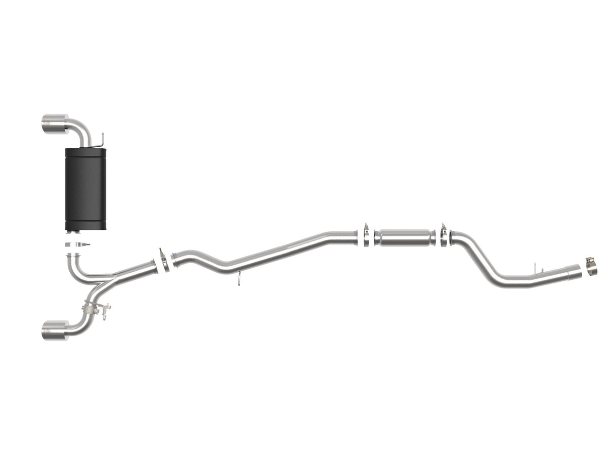 Takeda® (20-24) Toyota GR Supra 3" to 2-1/2" 304SS Cat-Back Exhaust