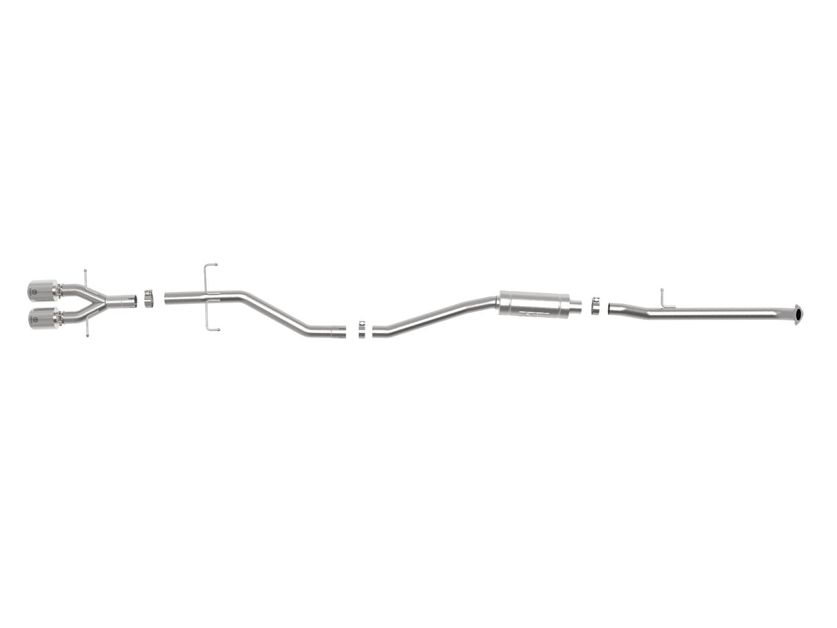 Takeda® (17-20) Civic Si Coupe 2-1/2" 304SS Cat-Back System