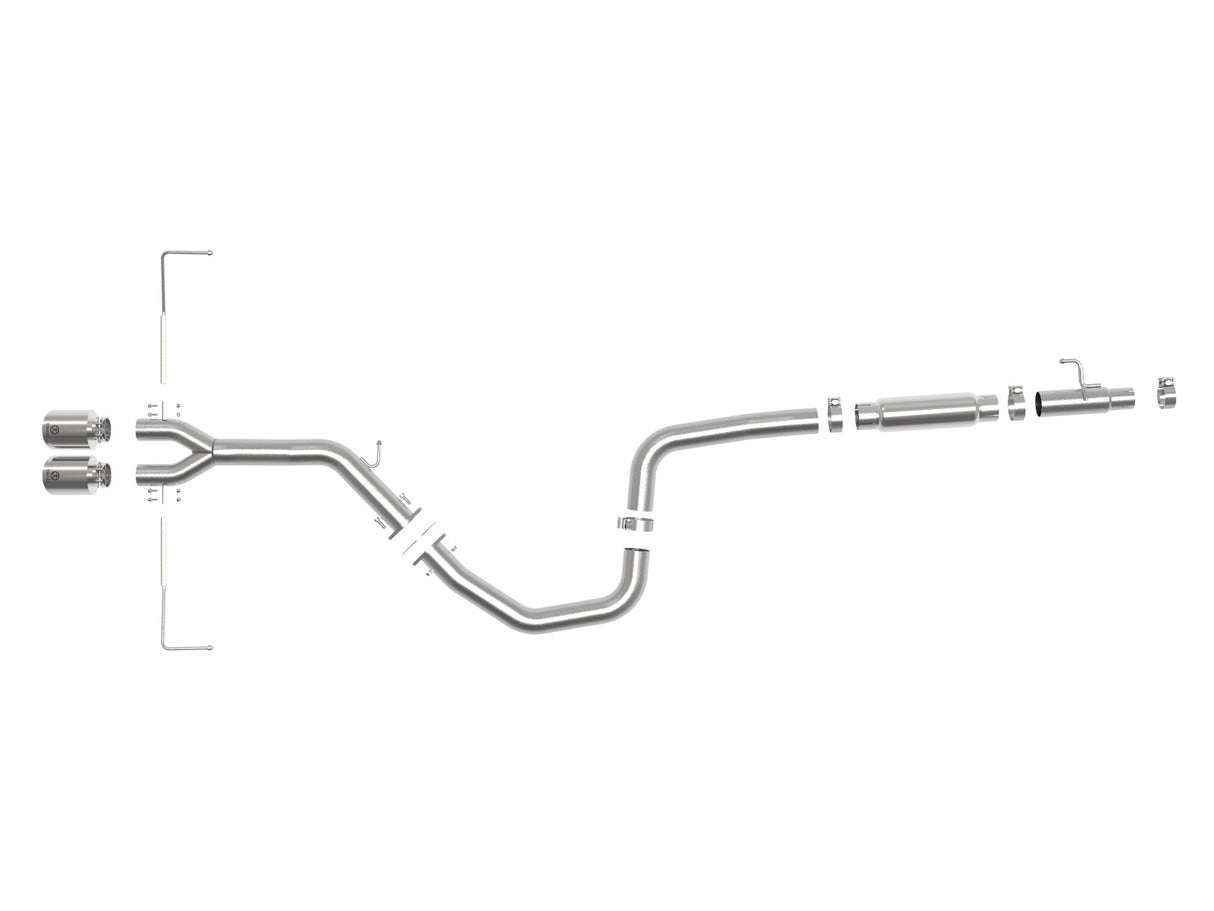 Takeda® (19-23) Hyundai Veloster 3" to 2.5" 304SS Cat-Back System