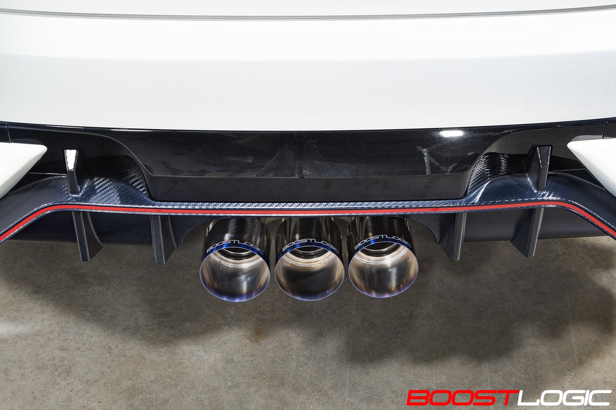 Boost Logic® (17-21) Civic Type-R Titanium Cat-Back Exhaust System