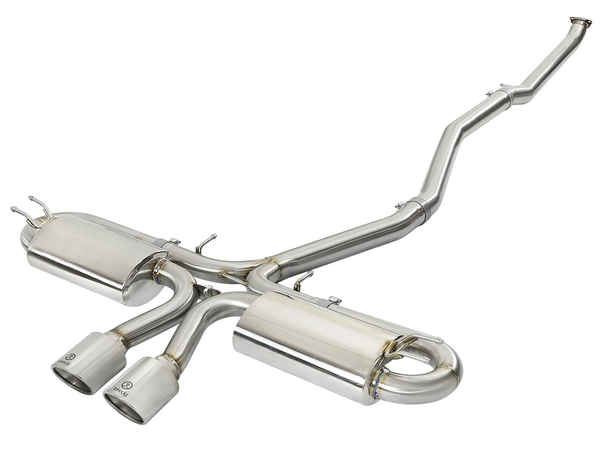 Takeda® (17-20) Civic Si Coupe 3" to 2-1/2" 304SS Cat-Back System