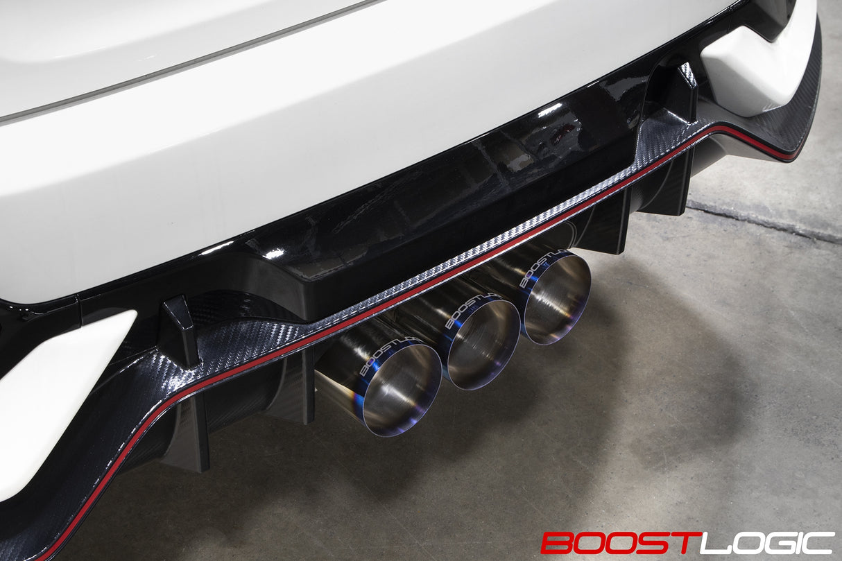 Boost Logic® (17-21) Civic Type-R Titanium Cat-Back Exhaust System