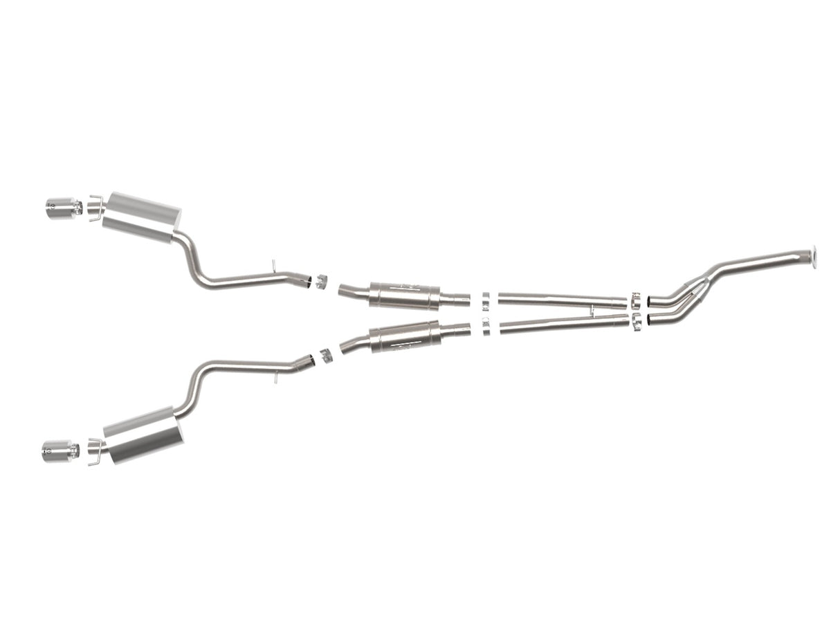 Takeda® (16-23) Lexus IS200t/IS300 2.0L 3" to 2.5" 304SS Cat-Back Exhaust