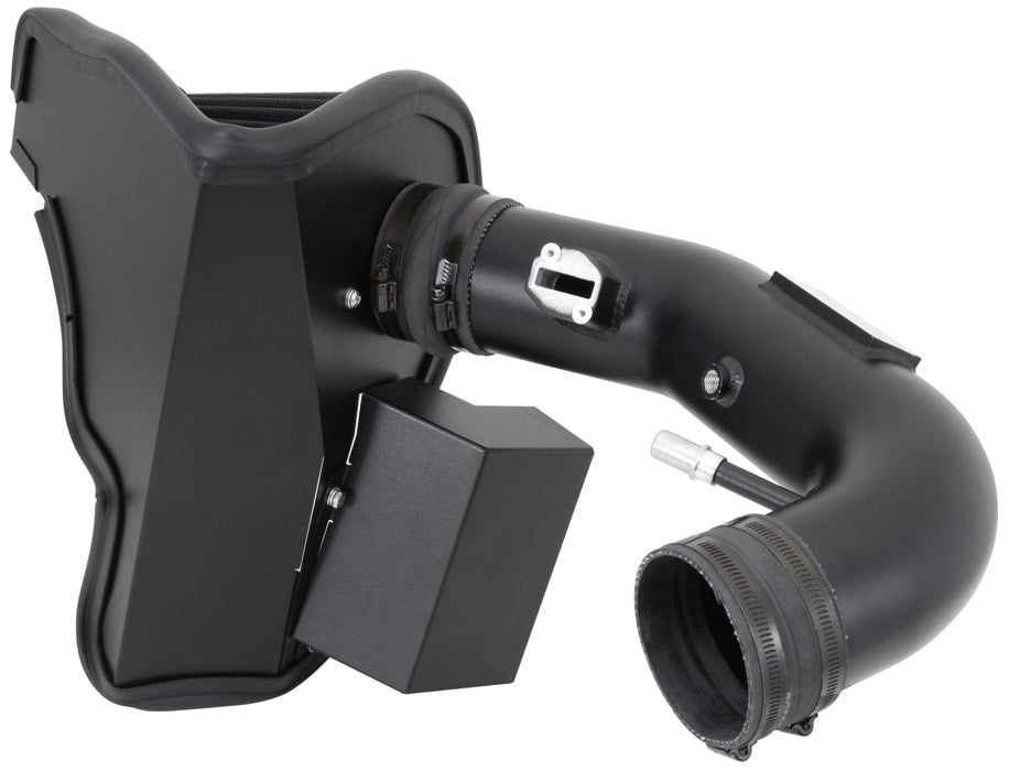 K&N® 71-3527 - 71 Series Blackhawk Induction® Aluminum Black Powder Coated Cold Air Intake System
