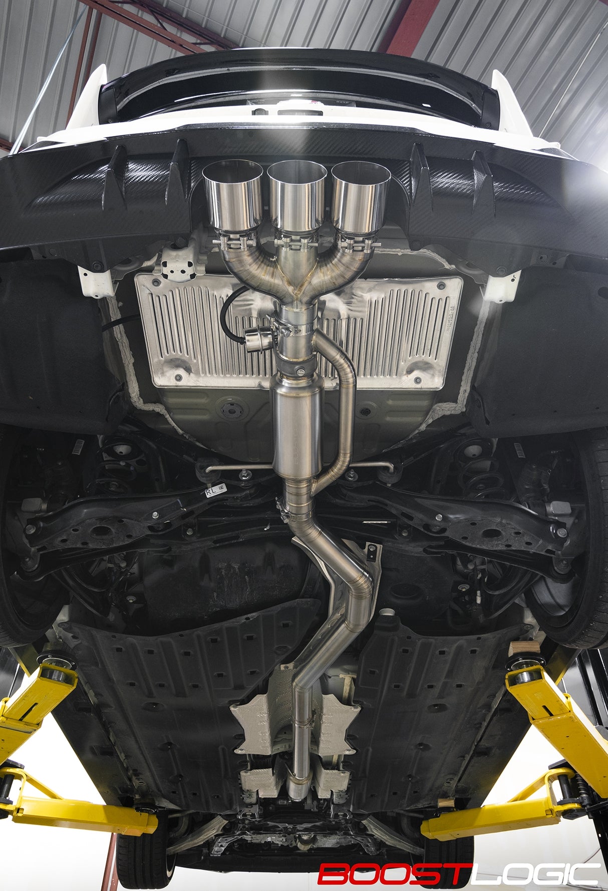 Boost Logic® (17-21) Civic Type-R Titanium Cat-Back Exhaust System