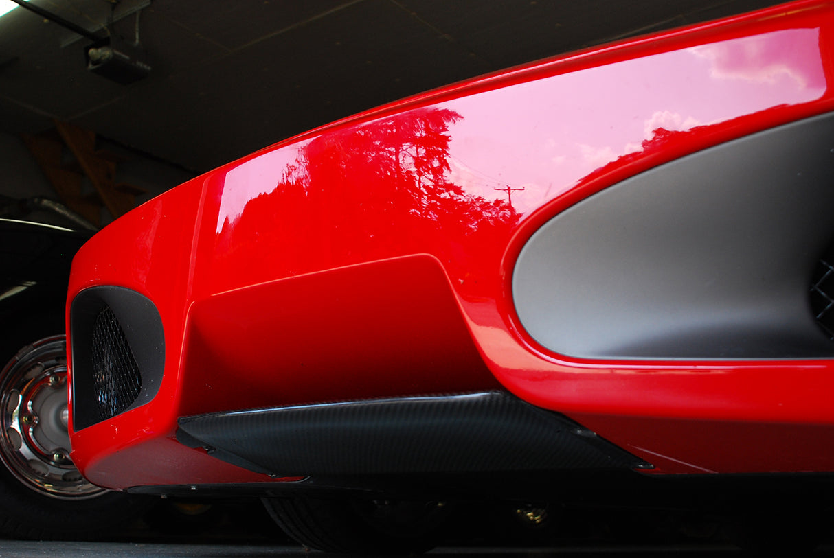 FabSpeed® (05-09) Ferrari F430 Carbon Fiber Front Bumper Splitter