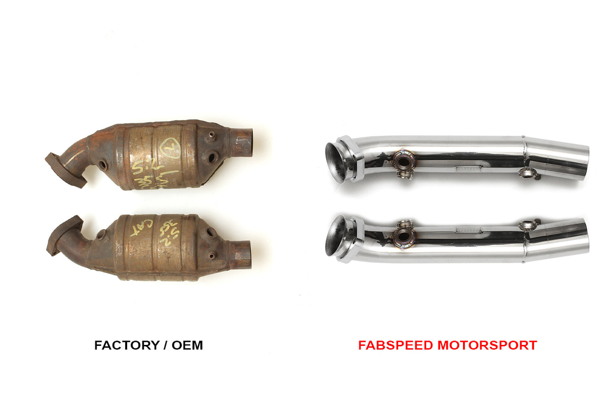 FabSpeed® (95-99) Ferrari F355 Primary Cat Bypass Pipes