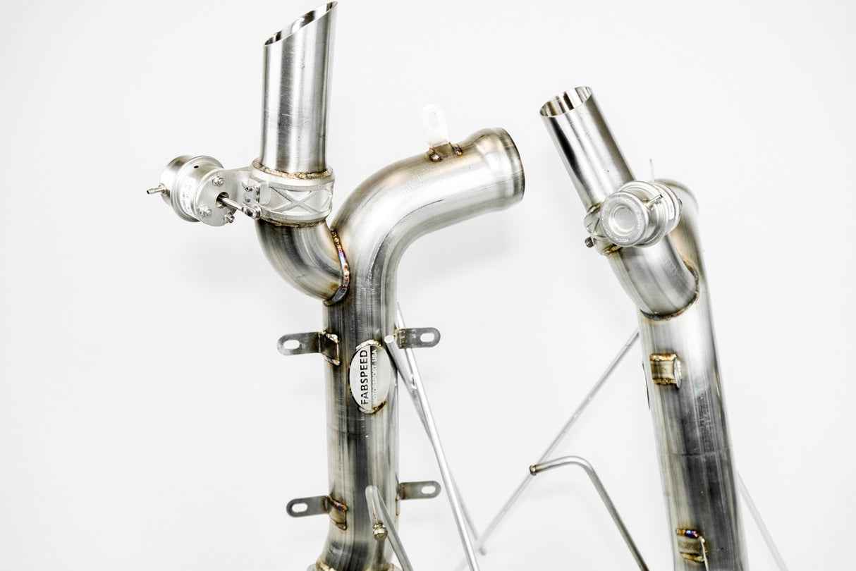 FabSpeed® (16-20) McLaren 570S / 540C "600LT Style" Valvetronic Sport Catalytic Converter Exhaust System