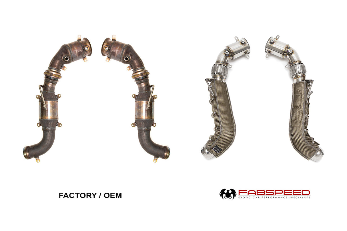 FabSpeed® (16-17) McLaren 675LT Cat Bypass Pipes
