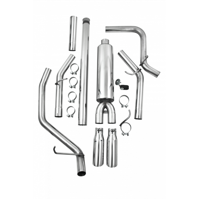 MBRP® (14-19) Silverado/Sierra 3" Cat-Back System with Dual Split Side Exit