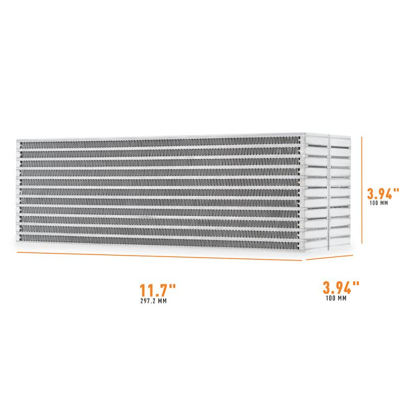 Mishimoto® Universal 11.7" x 3.94" x 3.94" Air-to-Water Race Intercooler Core