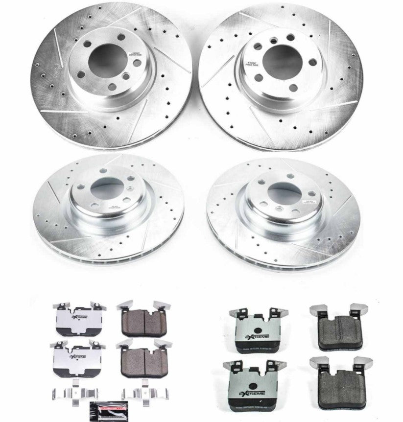 Power Stop® (14-17) BMW 2/3/4 Series Z26 Street Warrior Brake Kit - 10 Second Racing