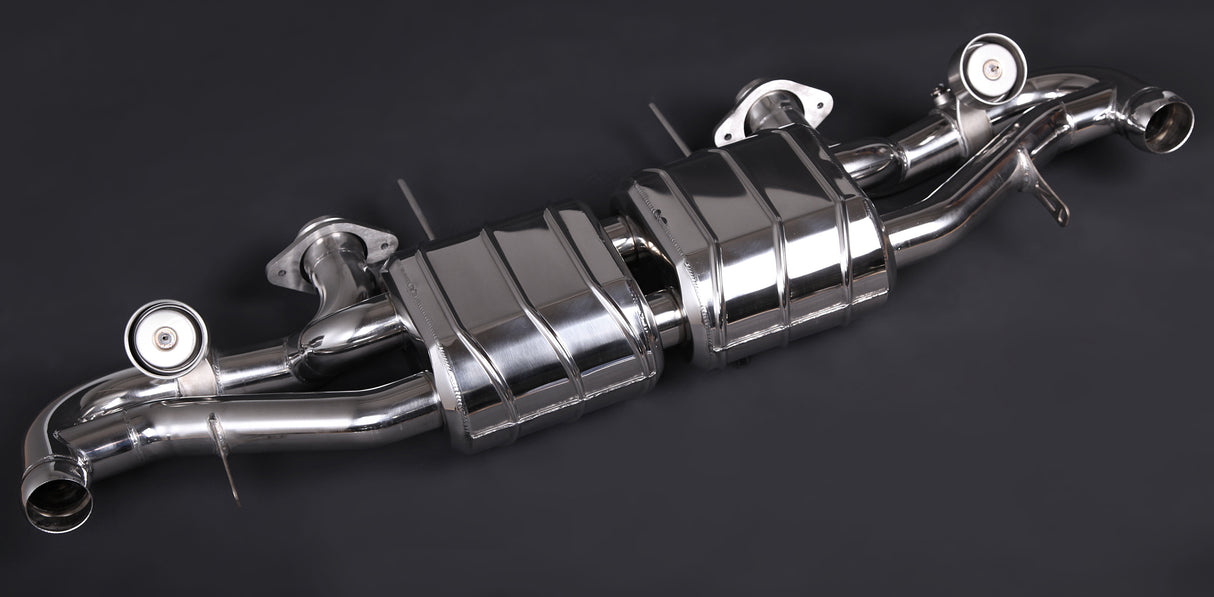Capristo® (05-18) Vantage V8/V12 Valved Muffler Exhaust System