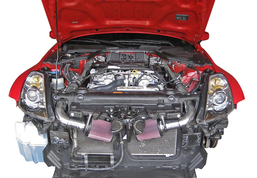Stillen® (07-09) Nissan 350Z Hi-Flow Ultra Long Tube Air Intake System with Oiled Filters