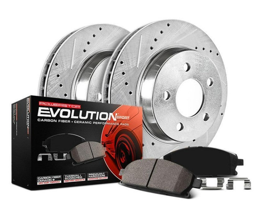 Power Stop® (09-16) Audi S4 1-Click Z23 Evolution Sport Drilled/Slotted Brake Kit
