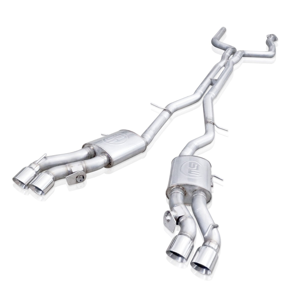 Stainless Works® (16-20) CTS-V Turbo 304SS Cat-Back Exhaust System W/ Quad Rear Exit