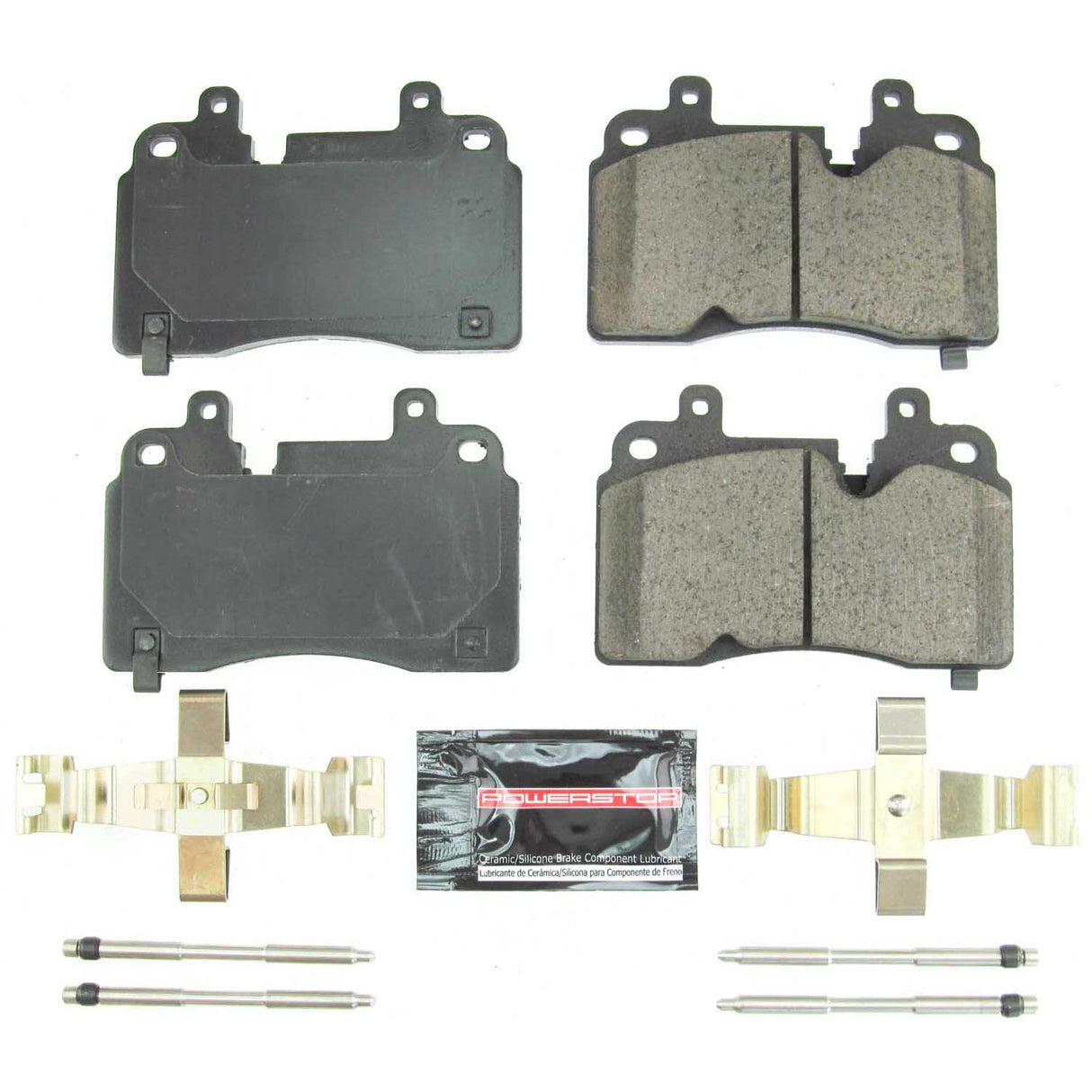 Power Stop® (20-24) Corvette Stingray Z23 Evolution Sport Carbon-Fiber Ceramic Front Brake Pads