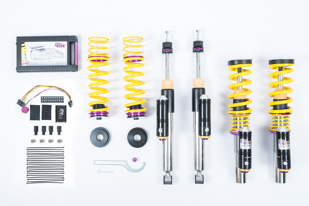 KW® (11-16) Aventador LP700-4 0.6" x 1.4" - 0.2" x 1.0" Variant 4 'Inox Line' Coilover Kit