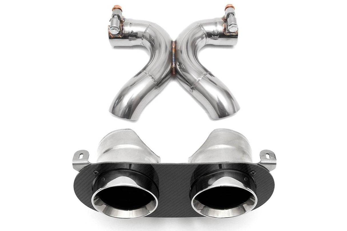 FabSpeed® (10-15) Ferrari 458 Italia Challenge Style Dual Exhaust Tips