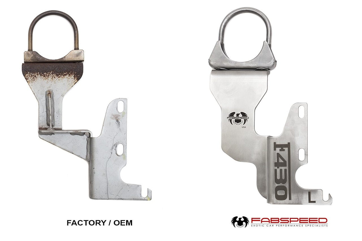 FabSpeed® (05-09) Ferrari F430 Coupe OEM Muffler Support Bracket Upgrade