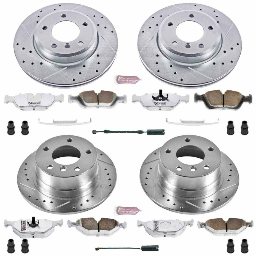 Power Stop® (01-02) BMW Z3 Z26 Street Warrior Brake Kit - 10 Second Racing