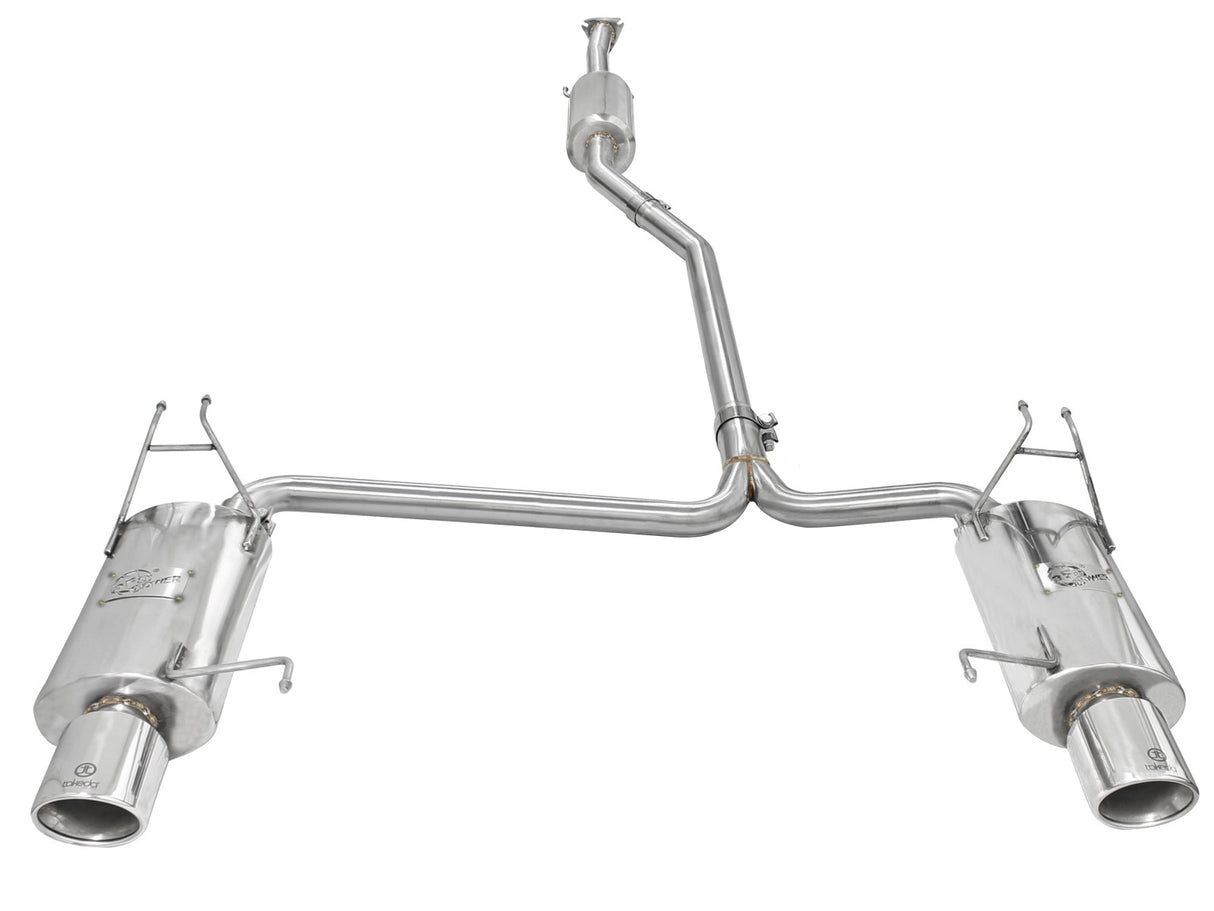 Takeda® (08-12) Accord Coupe 2-1/4" to 2" 304SS Cat-Back System