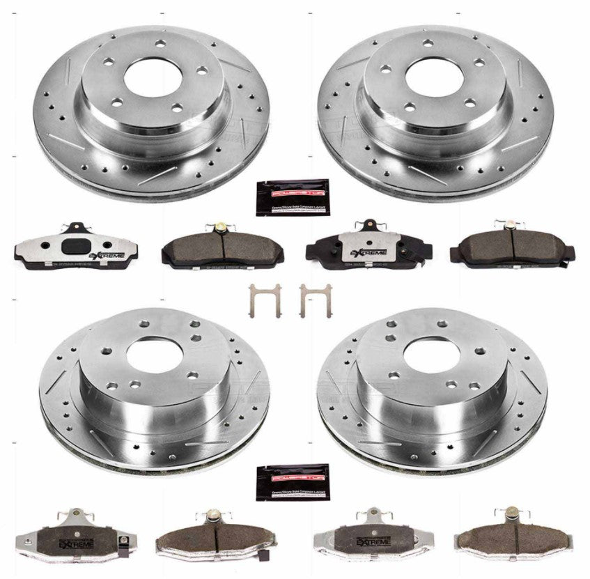 Power Stop® (84-87) Corvette Z26 Street Warrior Brake Kit - 10 Second Racing