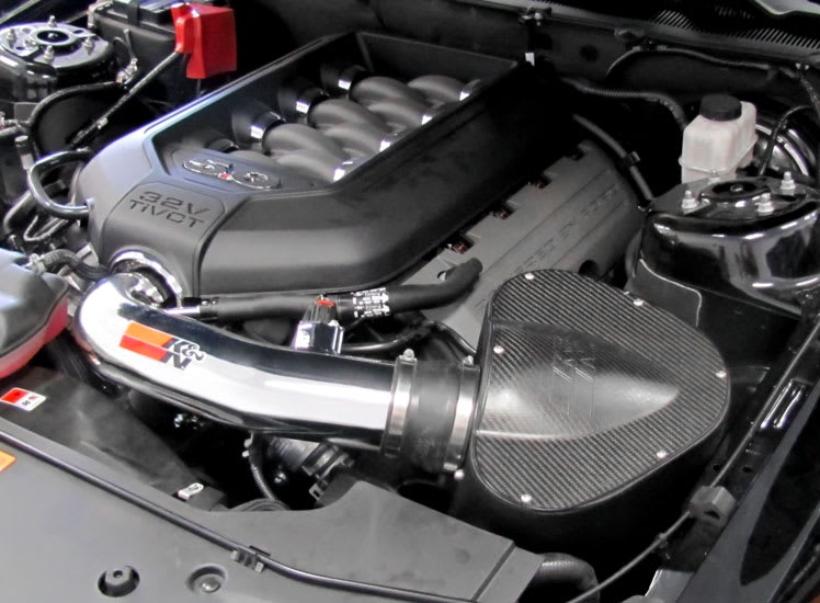 K&N® 69-3527TP - 69 Series Typhoon® Aluminum Polished Cold Air Intake System