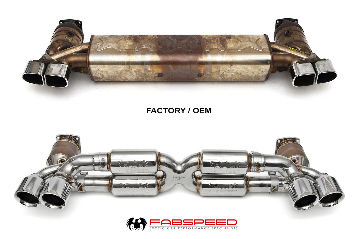 FabSpeed® (16-20) Porsche 991.2 Turbo / Turbo S Supersport X-Pipe Exhaust System